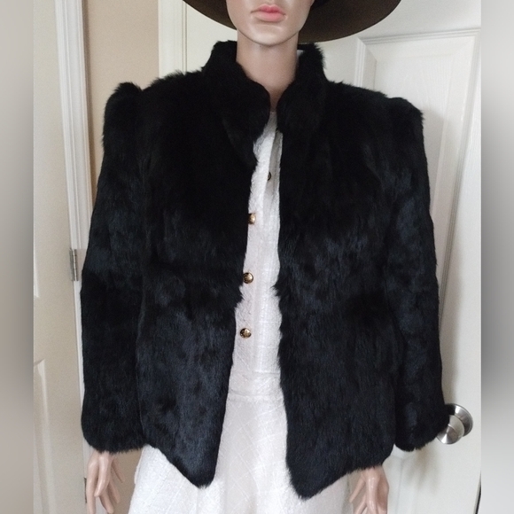 Rabbit Fur Jacket Small